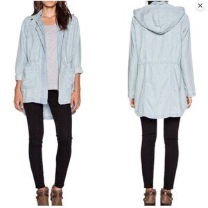 JACK BB Dakota Oswald Chambray Utility Chore Safari Jacket XS